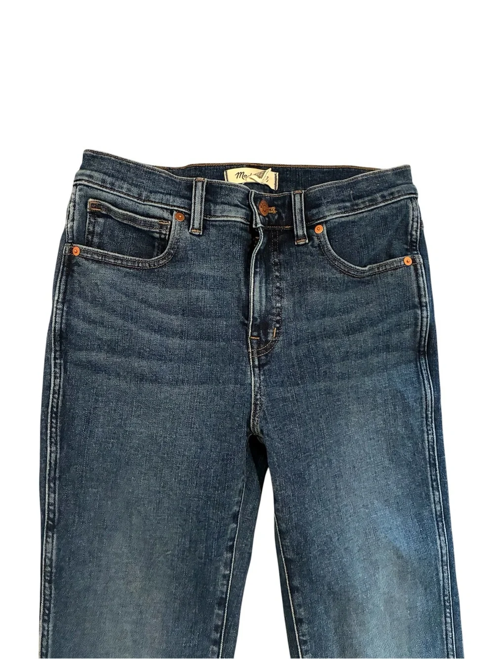 Madewell Jeans Women’s 27 Blue Mid-Rise Stovepipe LIKE NEW!